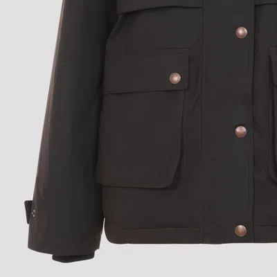 Acne Studios Dark Brown Jacket In Brown