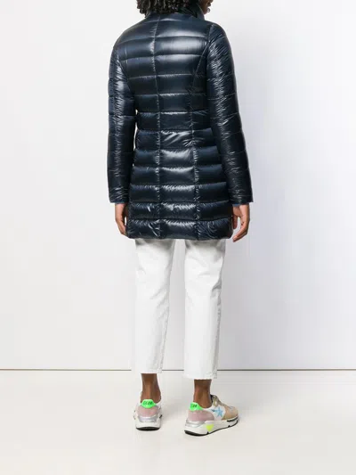 Herno Short Down Jacket In Blue