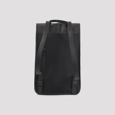 Rains Black Backpack In Black