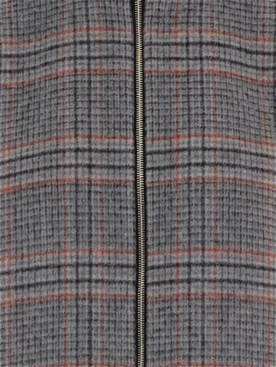 CHECK-PATTERN JACKET