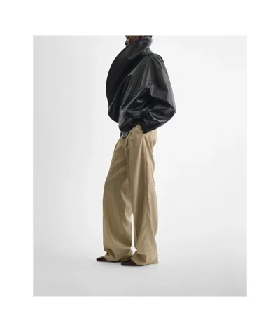 Phoebe Philo Moon Pilot Leather Jacket In Black