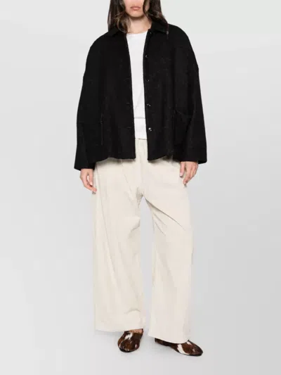 Apuntob Herringbone-pattern Front-button Jacket In Multi
