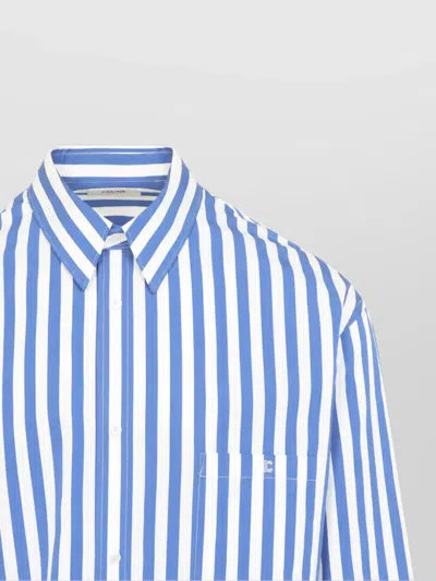Celine Oversized Shirt In Blue