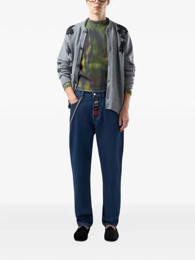 Gcds Camouflage-pattern Long-sleeve T-shirt In Multi