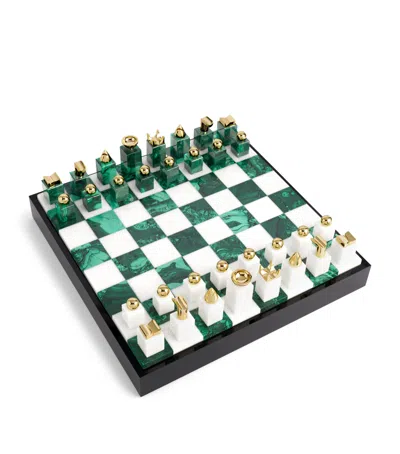 L'objet Malachite Chess Set In Multi