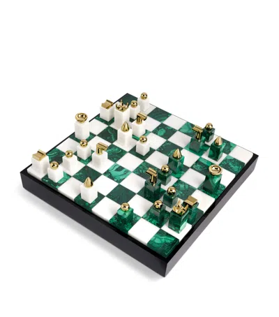 L'objet Malachite Chess Set In Multi