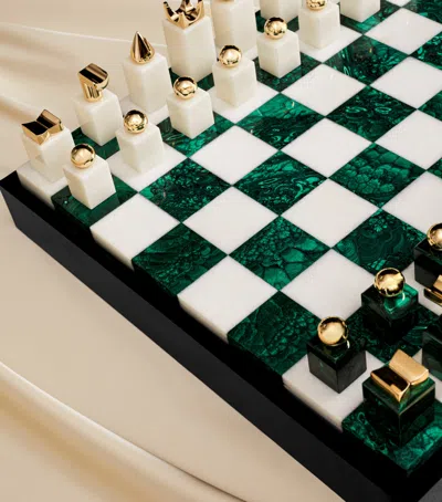 L'objet Malachite Chess Set In Multi