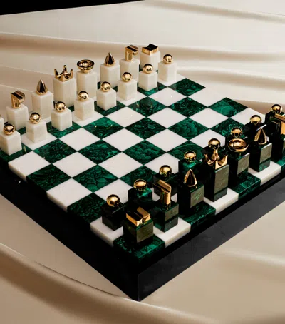 L'objet Malachite Chess Set In Multi