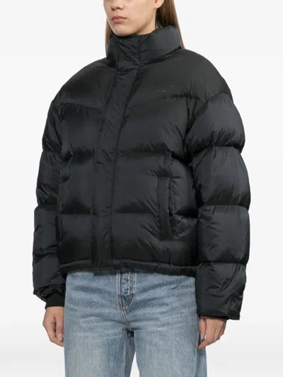 Ader Error Tag Puffer Jacket In Black