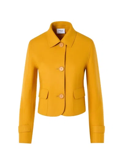 BUTTON-UP FLAP-POCKET FITTED JACKET