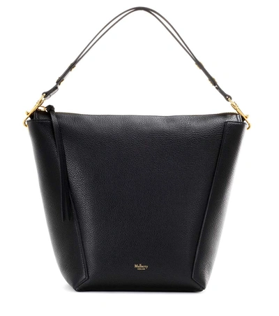Mulberry Camden Small Classic Leather Shopper In Llack
