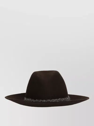 Panicale Wool Fedora Hat In Brown
