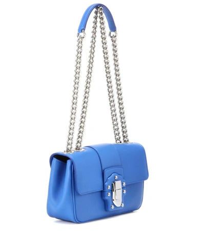 Shop Dolce & Gabbana Lucia Leather Shoulder Bag