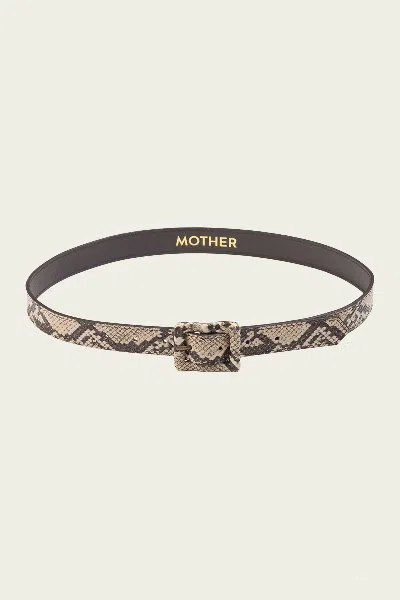 Mother The Constructor Belt In Constructor In Animal Print