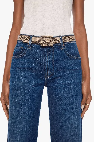 Mother The Constructor Belt In Constructor In Animal Print