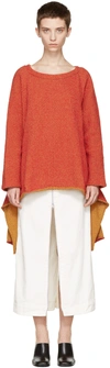 ECKHAUS LATTA Red Tie Back Sweater