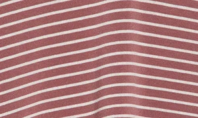 West K Striped Brushed Raglan Sleeve Pullover In Neutral