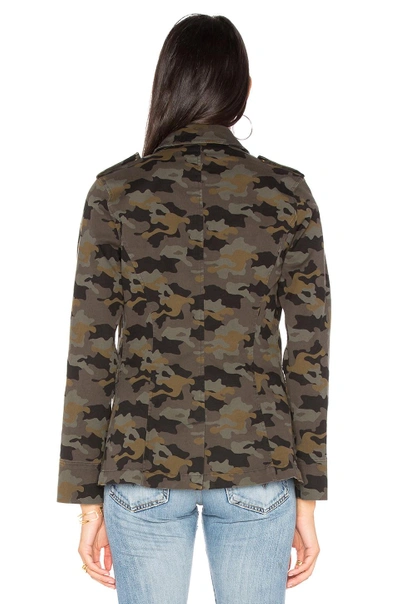 Shop L Agence L'agence The Cromwell Jacket In Army.  In Camo Multi