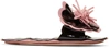 MIU MIU Black Floral Slide Sandals