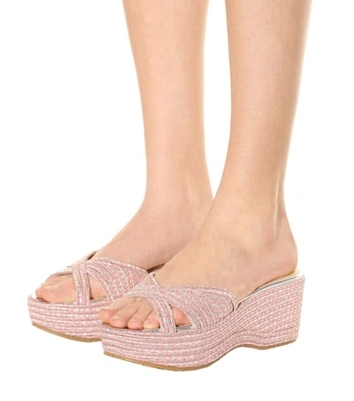 Shop Jimmy Choo Prima Sandals In Pink