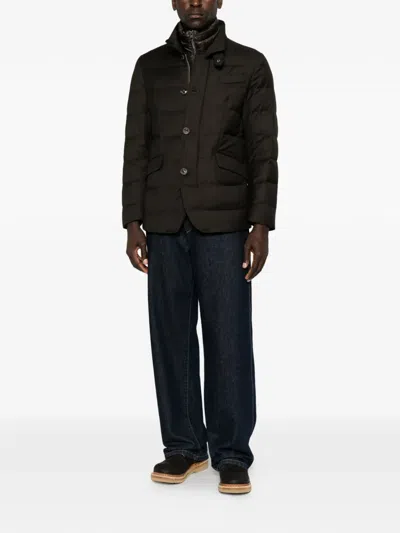Montecore Quilted High-neck Jacket In Multi