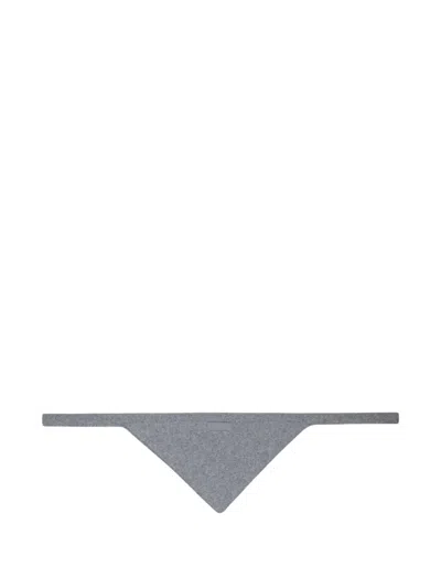 Jacquemus Le Chale Triangular Scarf In Gray