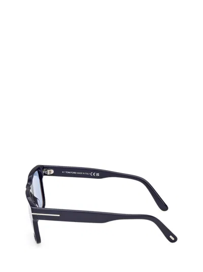 Tom Ford Rectangle-frame Sunglasses In Blue