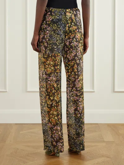 Dries Van Noten Elasticated Jacquard Pants In Multi