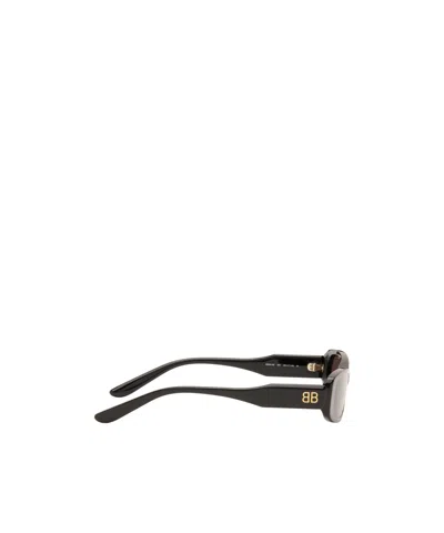 Balenciaga Eyewear Rectangular Frame Sunglasses In Brown