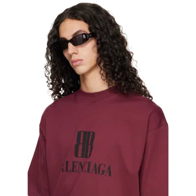 Balenciaga Eyewear Rectangular Frame Sunglasses In Brown