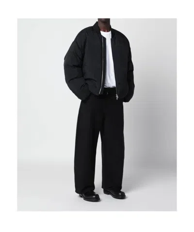 Studio Nicholson Zippered Down Jacket In Black