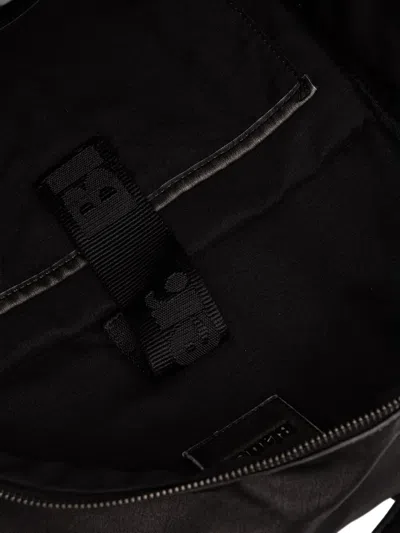 Blauer Logo-patch Zip-around Backpack In Black