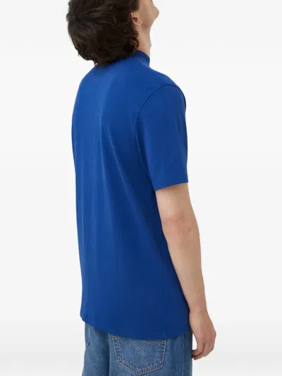 Samsoe & Samsoe Logo T-shirt In Blue