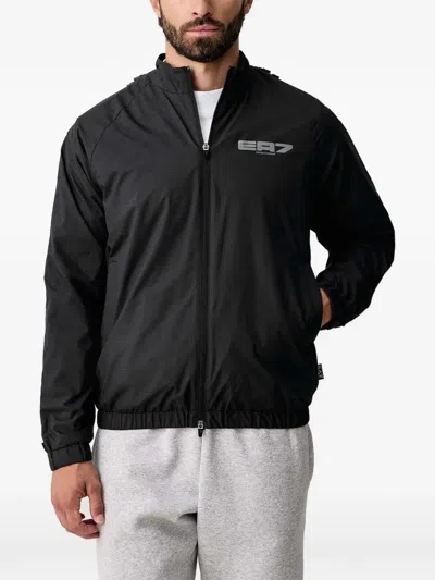 LOGO-PRINT RIPSTOP JACKET
