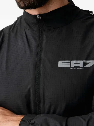LOGO-PRINT RIPSTOP JACKET