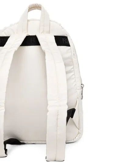 Blauer Quilted Crystal-embellished Backpack In Neutral