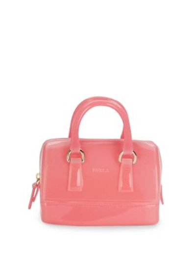 Furla Candy Zip Top Handbag In Rose