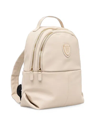 Blauer Logo-plaque Backpack In Neutral