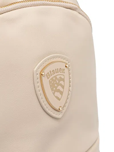 Blauer Logo-plaque Backpack In Neutral