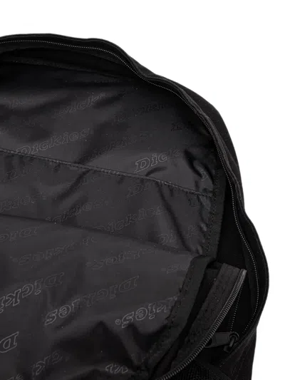 Dickies Logo-patch Buckled-strap Backpack In Black