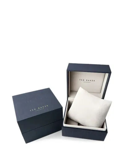 Ted Baker Mesh Strap 33mm Watch In Metallic