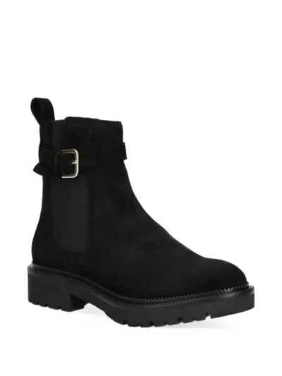 Gant Kelliin Buckle-strap Chelsea Boots In Black