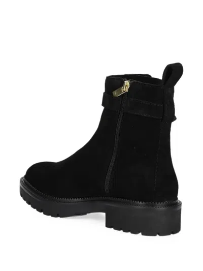 Gant Kelliin Buckle-strap Chelsea Boots In Black