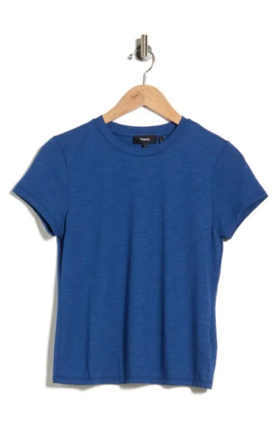 Theory Tiny Tee Atmos Light T-shirt In Blue