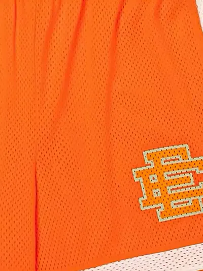 Eric Emanuel Ee Basic V3 Mesh Shorts In Orange