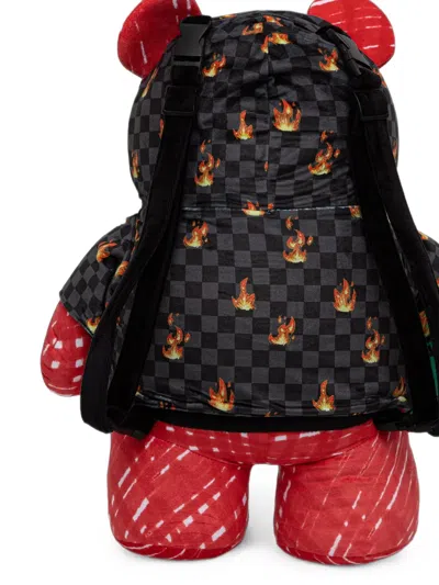 Sprayground Bear-shape Backpack In Red