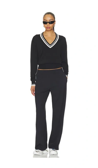 Splits59 Strick-pullover Mit V-ausschnitt Jemma In Black