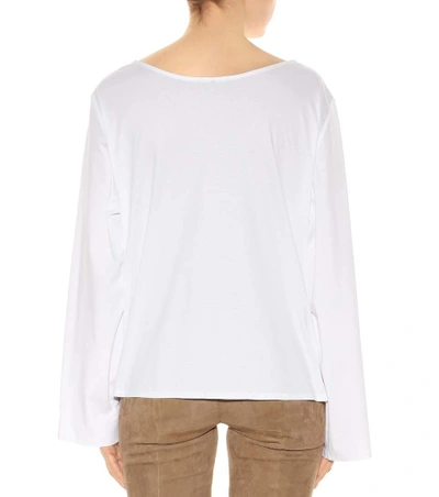 Shop The Row Angelina Cotton Top In White