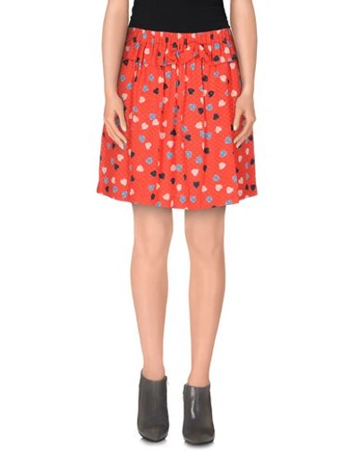 See By Chloé Mini Skirts In Red