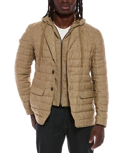 Herno Down Jacket In Brown